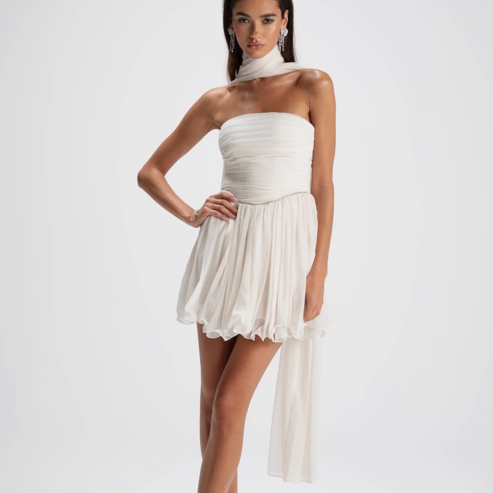 Nana Jaqueline Chloe Dress (White)